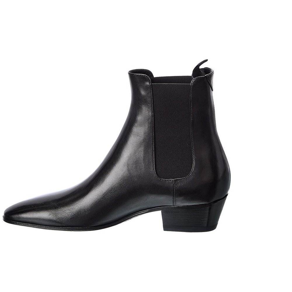 Saint Laurent Vassili 60 Leather Bootie - Picture 2 of 6